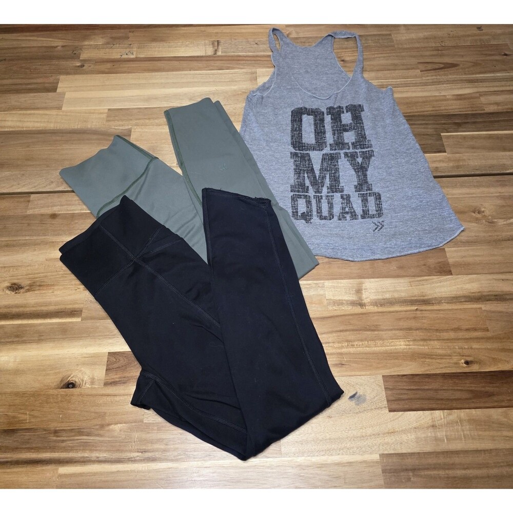 Women's Activewear Bundle XS – All in Motion Leggings & SO Tank Top (3 Pieces)